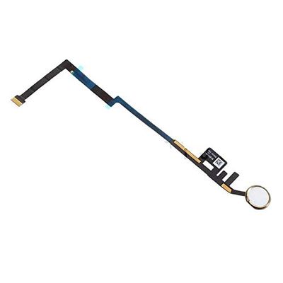 ePartSolution Home Button Menu Key Button Ribbon Flex Cable Replacement for iPad 5th Gen A1822 A1823 | iPad 6 6th Gen A1893 A1954 USA (Gold)
