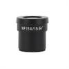Lab Microscope Slides WF10X WF15X WF20X Reticle Wide-Angle Field Scale Measurement Eyepiece 30MM for Binocular Trinocular Stereo Microscope Microscope Parts (Color : WF15X-15) view 1
