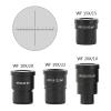 Lab Microscope Slides WF10X WF15X WF20X Reticle Wide-Angle Field Scale Measurement Eyepiece 30MM for Binocular Trinocular Stereo Microscope Microscope Parts (Color : WF15X-15) view 2