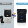 2.4 GHz Wireless Video Doorbell Intercom System,Video Door Phone with 7''Touch Key Monitor,HD Camera Video Doorbell Kit Unlock for Home Office Apartment,Wires Free view 3