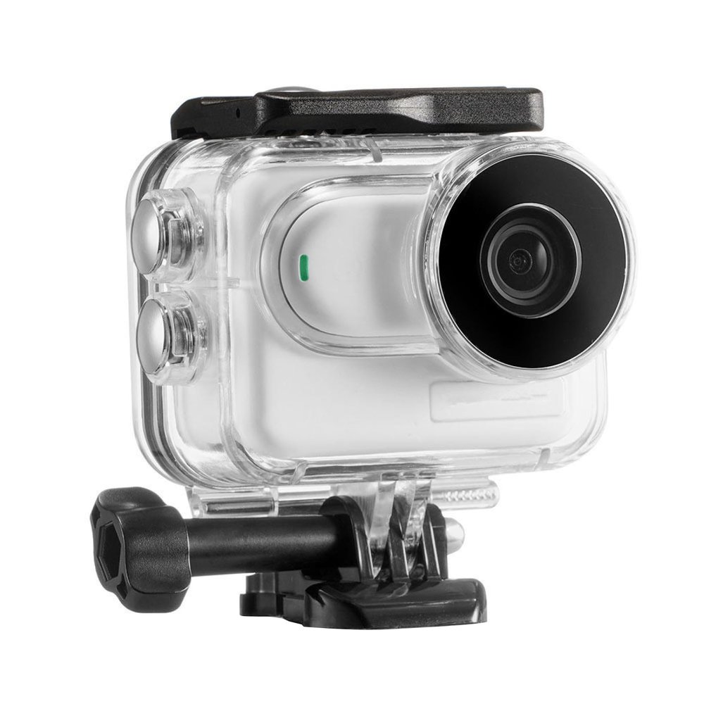 NATEFEMIN Underwater Diving Waterproof Housing Case with 1/4 Screw Hole Action Camera Case Cover for Insta360 GO 3 Action Camera