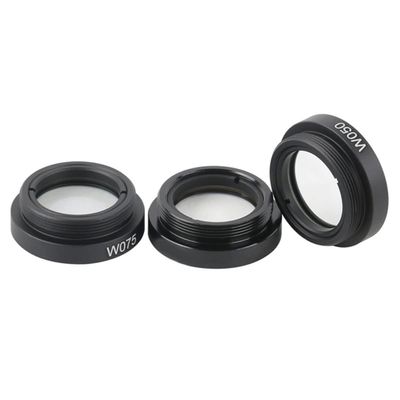 VAKUUM Lab Microscope Slides 0.5X 0.75X 1.0X Monocular Microscope Objective Lens Microscope Parts (Color : 3 pcs)