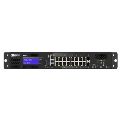 QNAP QGD-1600-4G-US The Worlds First Smart Edge Switch That Runs QTS and Supports Hosting Virtual Machines (VMs), Enabling Versatile Applications to Satisfy All Your Networking Needs. (Diskless)