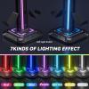 KDD RGB Headset Stand with 9 Light Modes - Controller Holder for Desk - Rotatable Headphone Stand & Detachable Controller Hook for PC Earphone Accessories(Black) view 3