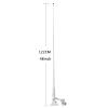 HYS VHF Marine Antenna Waterproof 3DBI 43.3inch Fiberglass Antennas W/22.9ft(7m) RG58+HYS VHF Band Amateur 156-163Mhz Marine Antenna with Stainless Steel L-Bracket Hole & W/16.4ft(5m) RG-58 view 3