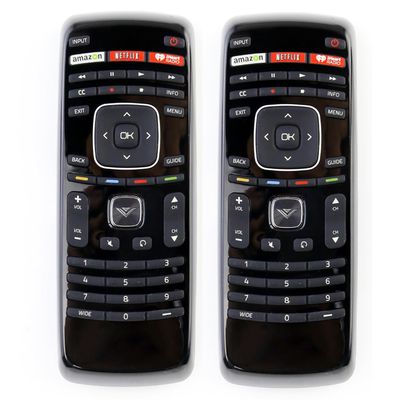 [2pcs/Pack] PerFascin Replacement Universal Remote Control XRT112 Fit for Vizio Smart HDTV D500i-B1 D650i-B2 D650i-C3 E231i-B1 E241IA1 E241i-A1 E241i-A1W E241I-A1W E241i-B1 E24-C1 E280IA1 E280i-A1