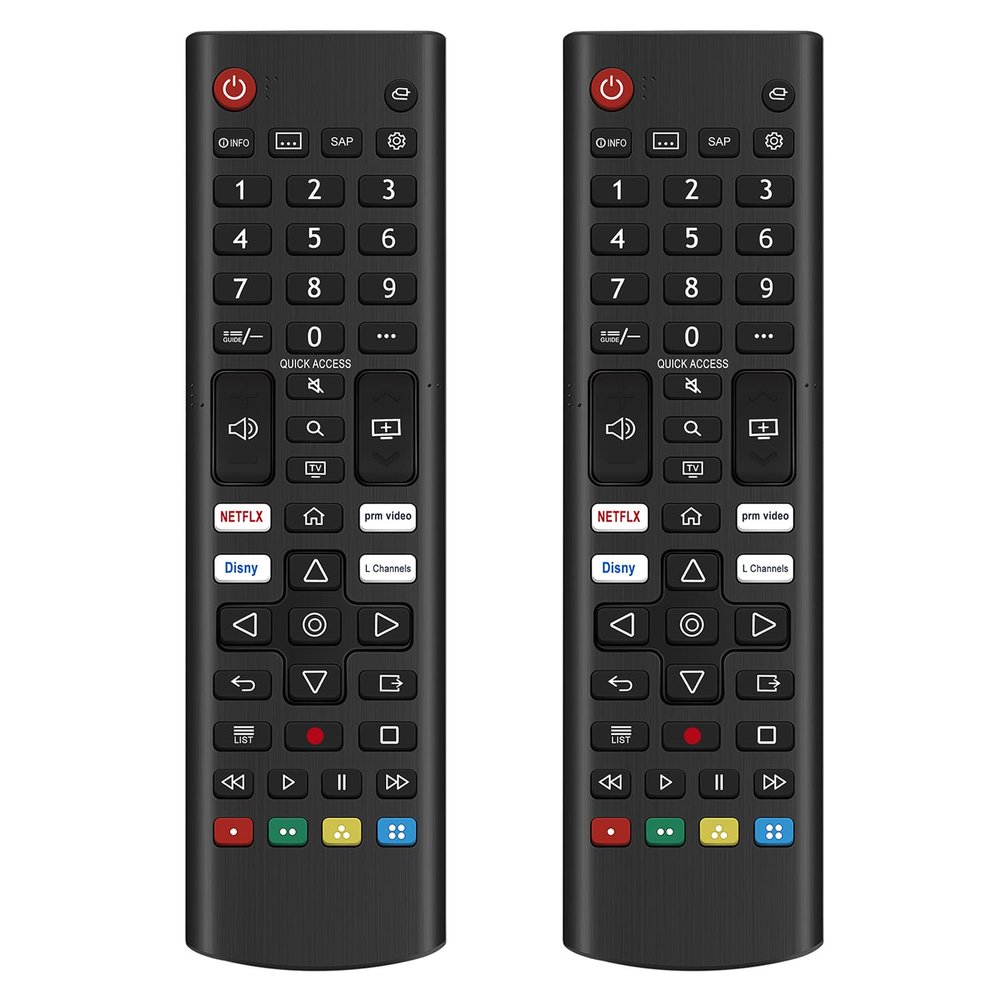 [2pcs/Pack] PerFascin Replacement Remote Control AKB76040302 Fit for LG LED TV 24LQ510S 24LQ520S 27LQ625S 27LQ615S 27LQ600S