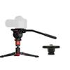 IFOOTAGE Mini Tripod for Camera with Fluid Head and Quick Release Plate, Desktop Tripod Compatible with Sony, Nikon, Canon DSLR Camera, Cobra 3 Base & Komodo K5S view 1