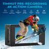 Action Camera 4K30fps with 64G SD Card,HD Waterproof Camera 131ft Underwater Cameras 20MP Pre-Recording WiFi Camera 170 Remote Control Sports Cameras with 2 Batteries Helmet Mount Accessories Kits view 2