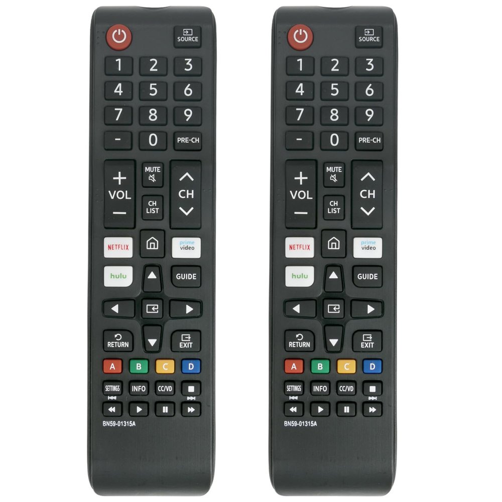 [2pcs/Pack] PerFascin Replacement Universal Remote Control BN59-01315A Fit for Samsung 2019 UHD Smart TV (RU7300 RU7200 RU7100 RU730D RU710D)
