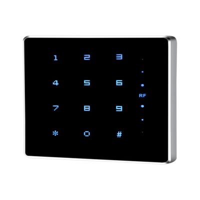 125khz Slim Metal Access Control Card Reader with PIN Keypad or Swipe Verification Tempered Glass Material Wiegand 26 34 Format 13.56mhz Contactless RF Reader (125KHZ Wiegand)