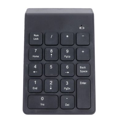 EBTOOLS Number Pad, 18 Keys Bluetooth5.0 Numeric Keypad, Laptop Extension Numpad, for Financial Accounting, Gaming, Office, for Notebook PC Desktop