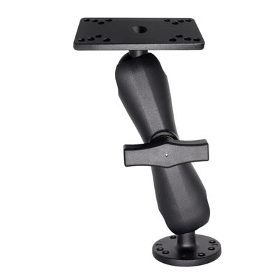 WINDFRD Aluminum 1.5" Ball Fish Finder Mount for Hummingbird Helix 5,7, etc., C Size Universal Marine Electronics Bracket, Compatible with RAM Mounts, Arkon, iBolt and More