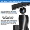 WINDFRD Aluminum 1.5" Ball Fish Finder Mount for Hummingbird Helix 5,7, etc., C Size Universal Marine Electronics Bracket, Compatible with RAM Mounts, Arkon, iBolt and More view 2