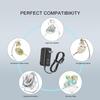 BOEEA Snugapuppy Power Cord Replacement for Fisher Price/Ingenuity Swing, 6V AC Adapter Charger for Baby Swing,10Ft Charging Cable, Black view 4