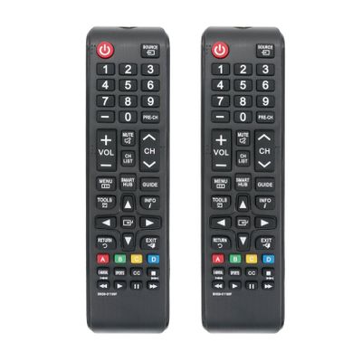2PCS ALLIMITY BN59-01199F Replaced Remote fit for Samsung LCD HDTV HG28NE690 HG32NA477GF HG39NB460HF HG40NB678FF UN43JU640DF UN48J5200AF UN55JU6700 UN60J6200AF UN65JU6700