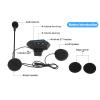 PerGar Motorcycle Headset 1 Pair Motorcycle Intercom with Boom and Wired Microphones, Motorcycle Helmet Headphone Speakers Support Handsfree Calling, Black view 2