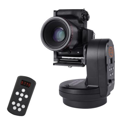Venidice YT-800 Remote Control Pan Tilt Head, Automatic Motorized Rotating Panoramic Head for Smartphones/DSLR Cameras/Action Cameras (Limited Weight Under 1kg)