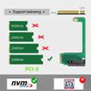NFHK NVME M-Key 22x30mm to 22x80mm Angled Extension SSD Upgrade Adapter Compatible with ROG Ally Gaming view 3