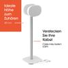 Vogel's SFS 4133 Speaker Floor Stand for Sonos ERA 300, Cable Inlay System, Height: 32,3 inch (82 cm), Exceptionally Stable, White, 1 Floor Stand view 2