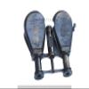 Mary Nautical- Vintage Antique Spy Glass 1857 R & J Beck Brass Binocular with Leather Case view 3