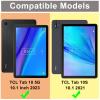 ATOOZ for TCL Tab 10 5G Tablet Case 10.1 Inch 2022 (9183W)/TCL Tab 10S 10.1 Inch Case for Kids (9080G/9081X) 2021 with PC Stand (Black) view 2