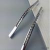 PuLaif Crystal Door knobs,Cupboard Door knobs,1pcs 160mm 6.30" Pulls Modern Crystal Glass Diamond Furniture Handle Drawer Knob Wardrobe Kitchen Cabinets Cupboard Sliding Door Dresser Handles view 2