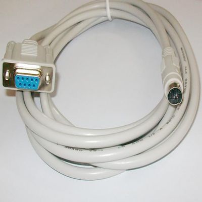 Suitable for MT4000/5000-XC PLC Cable MT4000 MT5000 Series Touch Panel Connection XC1,XC2,XC3,XC5,FC Series Light Gray Length : 3 Meters