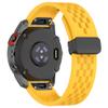 Waekethy 26mm Quick Fit Watch Band for Garmin Fenix 6X/Fenix 6X Pro, Fenix 7X, Fenix 5X/Fenix 5X Plus, Instinct 2X, Epix Pro 51mm Breathable Silicone Replacement Band for Man and Women (Yellow) view 3