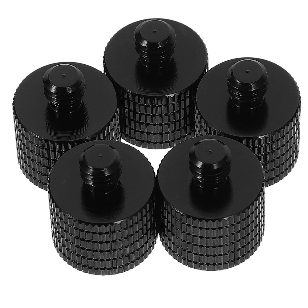 ABOOFAN 5pcs Camera Screw Adapter Aluminum Alloy to Tripod Mount Screws Secure Connection for Photography Videography Live Streaming Equipment