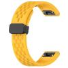 Waekethy 22mm Quick Fit Watch Band for Garmin Fenix 6/Fenix 6 Pro, Fenix 7, Fenix 5/Fenix 5 Plus, Forerunner 935/945, Instinct 2 Breathable Silicone Replacement Band for Man and Women (Yellow) view 1