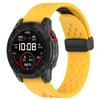 Waekethy 22mm Quick Fit Watch Band for Garmin Fenix 6/Fenix 6 Pro, Fenix 7, Fenix 5/Fenix 5 Plus, Forerunner 935/945, Instinct 2 Breathable Silicone Replacement Band for Man and Women (Yellow) view 2