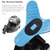 Andoer Helmet Camera Mount Holder Action Camera Helmet Mount with Adapter Clip Cell Phone Compatible with GoPro Hero/DJI Osmo/AKASO Action Camera view 2