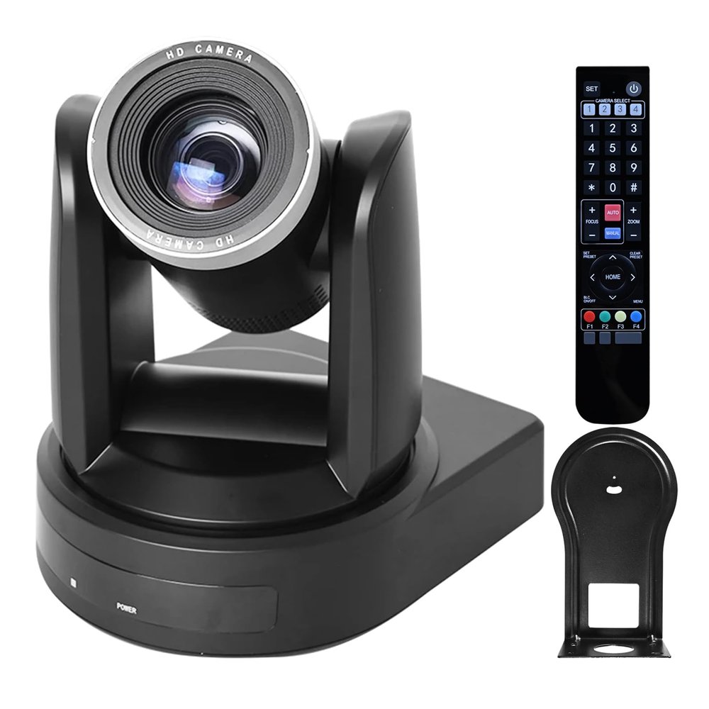 SMTAV PTZ Camera, 20X Optics Zoom,1080P60,3G-SDI+HDMi+USB3.0+Network Video Output for Churches, Schools, Video conferences and Live Streaming (20X, SDI HDMI IP)