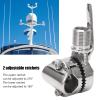 Estink Marine VHF Antenna Mount, 316 Stainless Steel Adjustable Ratchet Rail Mount for Boat, Yacht, RV, Fits 22-25mm Rails view 4
