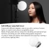 Softbox Diffusion Dome Kit with 2 Adapters for Photography Lights, Softbox Diffusion Dome Flash Diffuser Modifier for Photography Flash Light Diffuser Ball, Silicone Flash Diffuser Ball view 3