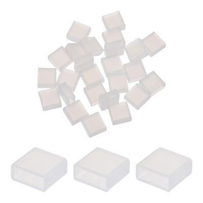 MECCANIXITY 25pcs USB Type A Port Plugs Covers Caps Silicone Anti Dust Protector for USB Male End, Clear