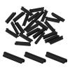 MECCANIXITY 25pcs SD Port Duct Covers Caps Silicone Plugs Protector for Laptop Camera Female SD Plug, Black view 1
