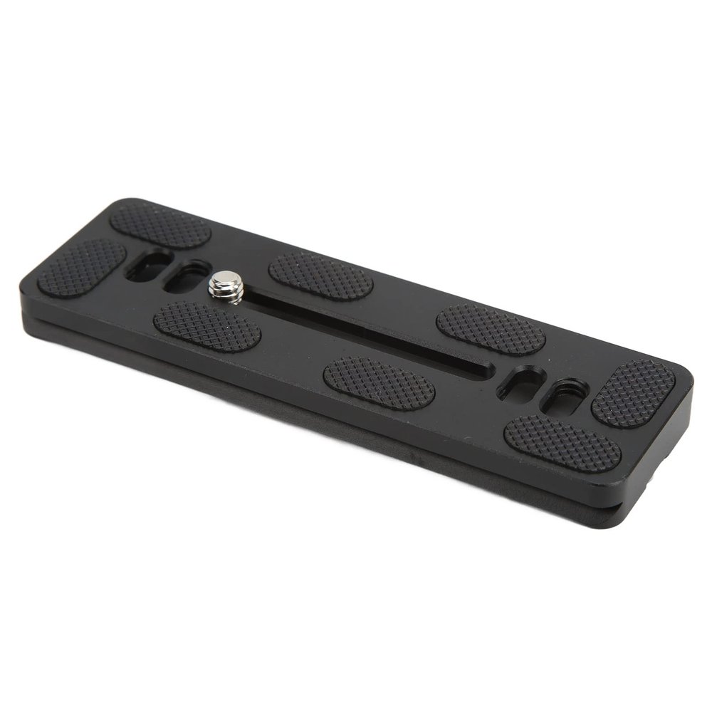 UPQRSG Quick Release Plate, Aluminium Alloy Camera Tripod Dancing Party, Quick Shoe Plate Adapter, Quick Release Mount with Anti Slip Rubber Pads[120mm]