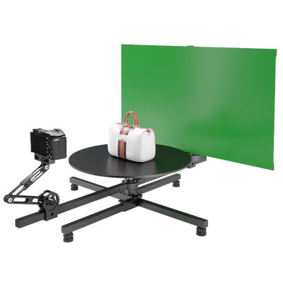 360 Degree Spinner Panoramic Rotating Shooting Platform,Professional Photography Turntable,Rotating Camera Slider,Shooting Angle Adjusted Arbitrarily,for Shooting Product Bullet Time