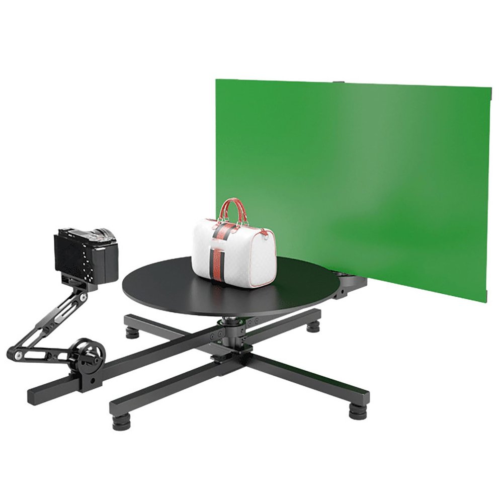 360 Degree Spinner Panoramic Rotating Shooting Platform,Professional Photography Turntable,Rotating Camera Slider,Shooting Angle Adjusted Arbitrarily,for Shooting Product Bullet Time