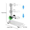 Aluminum Alloy Microscope Stand Holder for Digital Microscope, Stable and Durable, Adjusted Up and Down, Metal Stand Bracket with Portable Carrying Case view 2