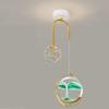 Wall Sconces , 3D Flowing Sand Painting Wall Lamp with 3 Color Temperature, Moving Sand Art Picture Sandscapes Desktop Art Toys Christmas Birthday Children Gifts, Gold ( Color : Gold , Size : GREEN ) view 1