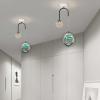 Wall Sconces , 3D Flowing Sand Painting Wall Lamp with 3 Color Temperature, Moving Sand Art Picture Sandscapes Desktop Art Toys Christmas Birthday Children Gifts, Gold ( Color : Gold , Size : GREEN ) view 3