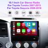 Biorunn 10.1" Car GPS Navi Octa Core Wireless Wired Car-Play Android Auto Multimedia BT FM AM RDS DSP, 8GB RAM 256GB ROM for Toyota Tundra 2007-2013 Sequoia 2008-2018 view 2