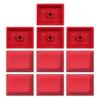 10PCS PBT Blank DIY Keycap Mechanical Keyboard 1.25U 1.25X DSA Profile No Print Keycap Set for MX Switches DSA Keycap view 1