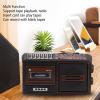Retro with Cassette Player AM FM Portable Stereo Radio Vintage Tape Player for Elderly & Kids (No USB SD) view 3