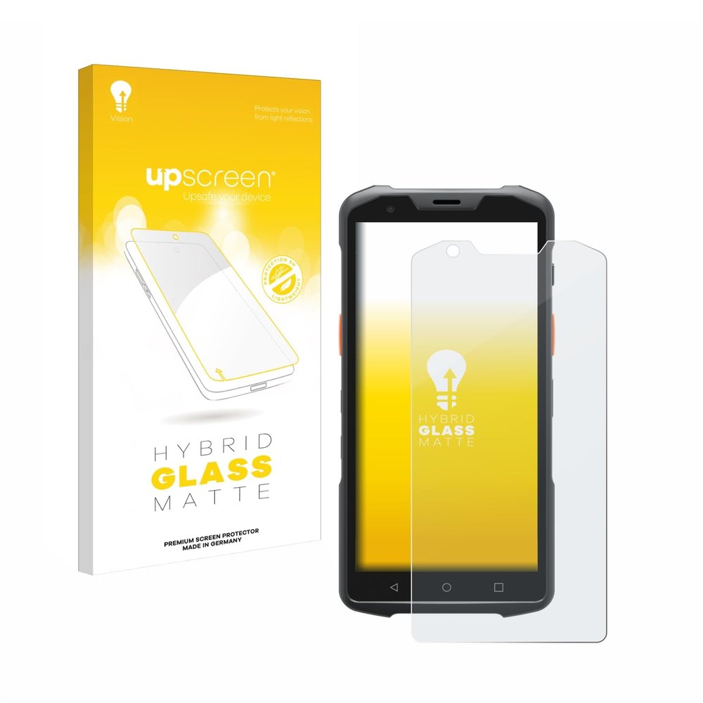 upscreen Matte Screen Protector Glass Film compatible with Sunmi L2s - Anti-Glare, Anti-Fingerprint, 9H Glass Protection