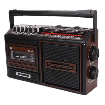 Retro with Cassette Player, AM FM Portable Stereo Radio for Tapes - Compact Recorder for Home, Kids Adults (US Plug)