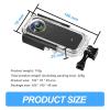Panoramic Sports Camera Dive Case for X3, 40M/131FT Protective Dive Housing Shell with Fog Proof Film, Underwater Photography Housings for X3 view 4